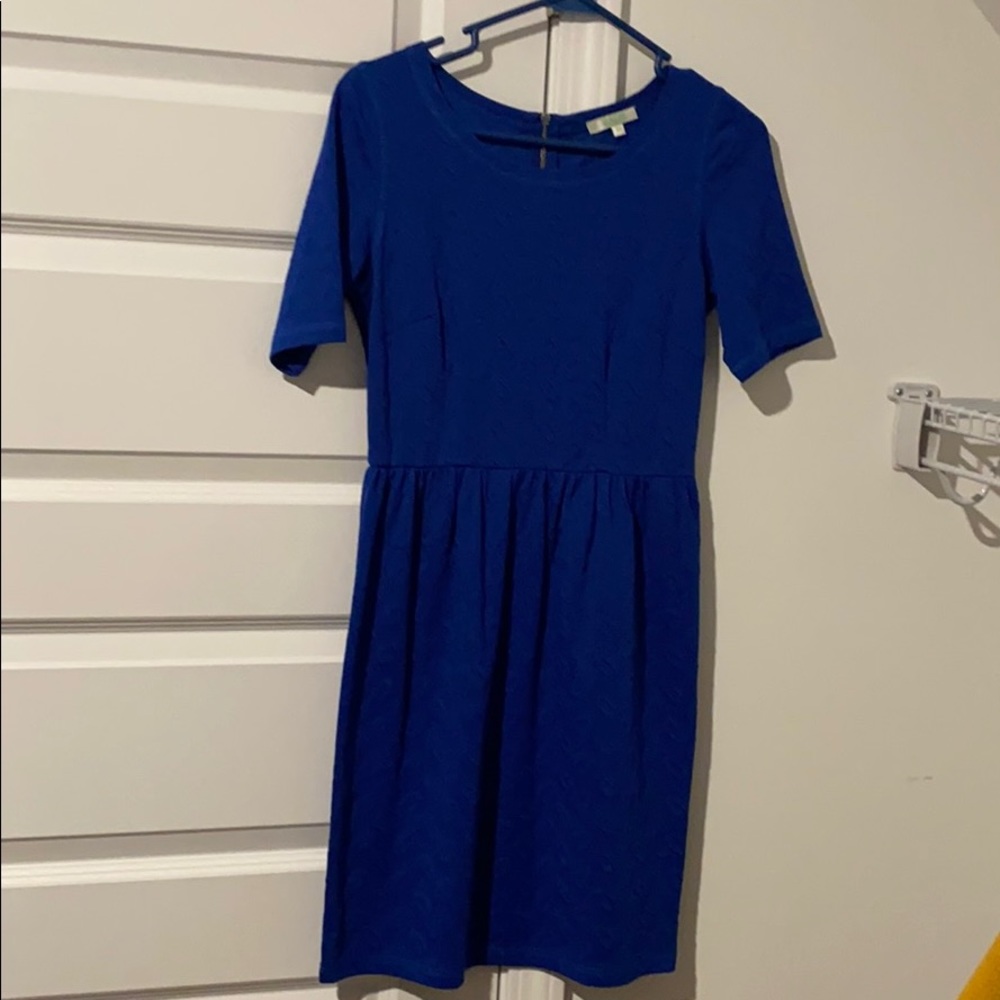 Royal blue dress